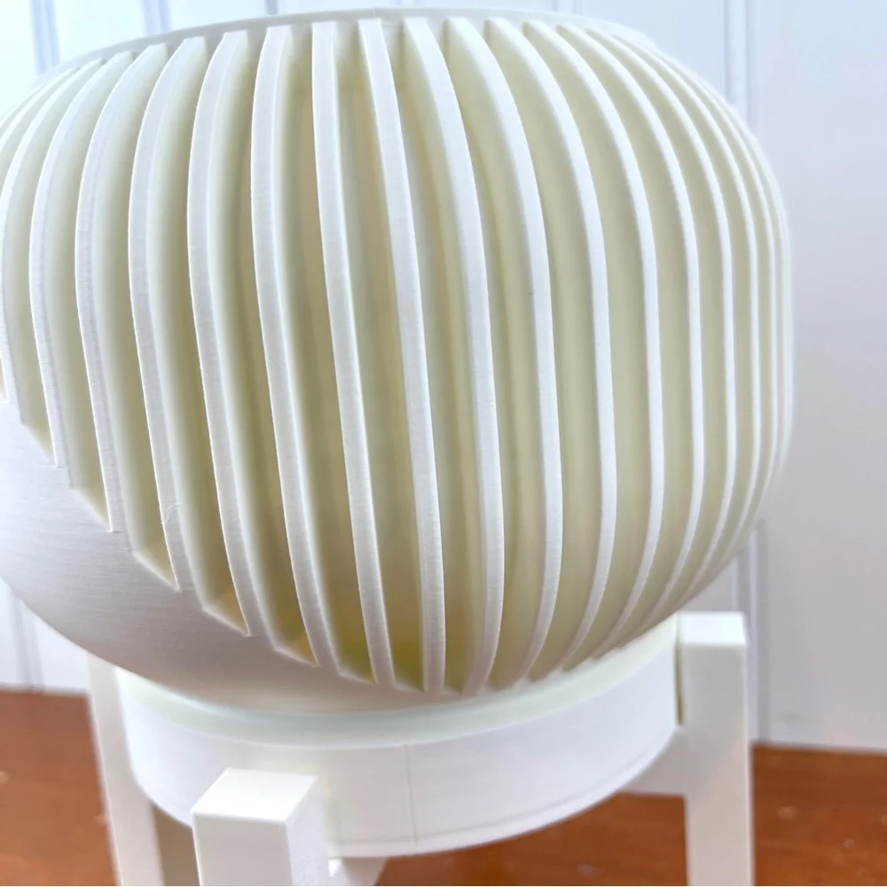 Narvo Planter Pot , Indoor Flower Pot w/ Drainage Hole & Drip Tray - Picture 4 of 10